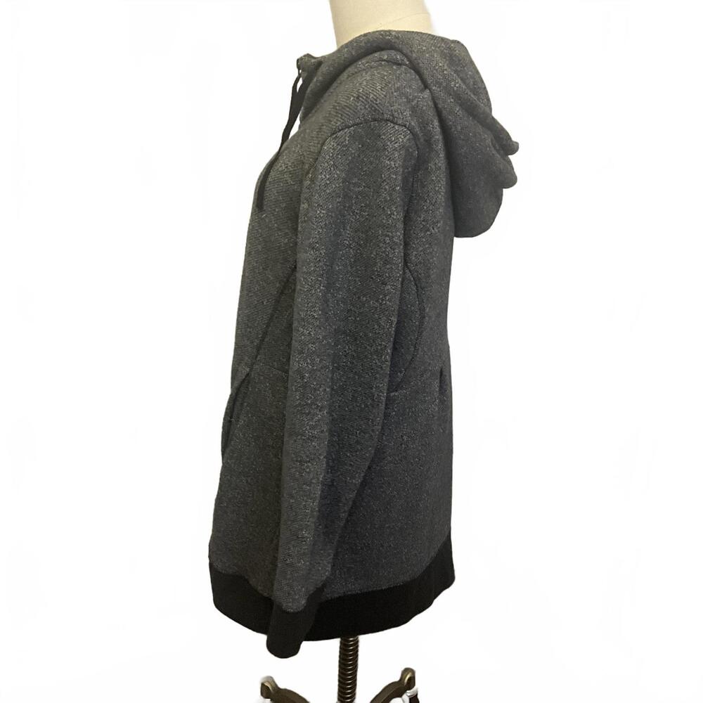 Bloom Women's Size XL Gray Organic Cotton Full Zip Up Hooded Jacket Coat - Picture 9 of 14